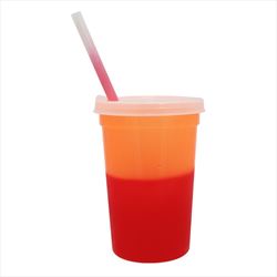 Orange to Tropical Red